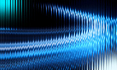 Abstract Blue Light Wave Reflection – Futuristic Gradient Energy Background Illustration