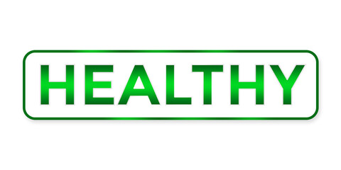 green healthy button element for natural product stamp