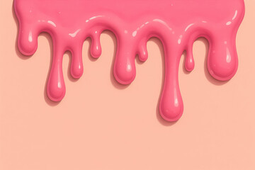 Pastel Dripping Liquid Background in Pink and Blue