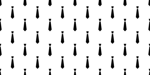 Black Necktie Seamless Pattern Background