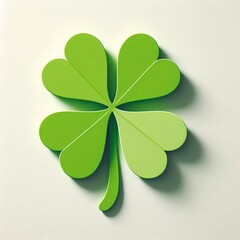 Gl&uuml;cksklee in gr&uuml;n