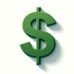 Obraz premium Ein Papierschnitt von einem Dollarzeichen