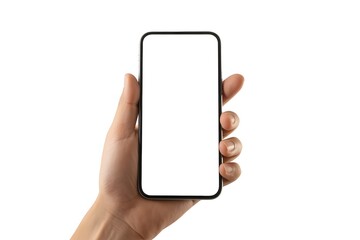 Minimalist Phone Mockup Featuring Hands Holding Devices for Product Display and Promotion