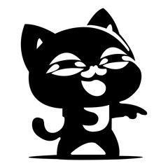 Cat Vector Silhouette 26