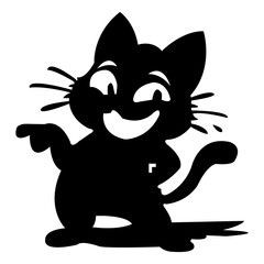 Cat Vector Silhouette 29