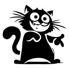 Cat Vector Silhouette 35
