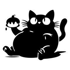 Cat Vector Silhouette 36