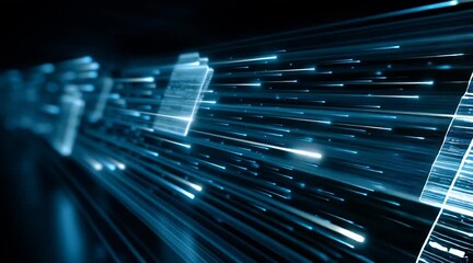 Artificial Intelligence in Document Analysis, the role of artificial intelligence in document analysis with an image portraying machine learning algorithms extracting data from unstructured documents - Powered by Adobe
