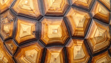 Fototapeta premium Turtle shell pattern background. Suitable for marketing or business purposes