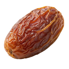 A whole dates fruit isolated on a transparent background

