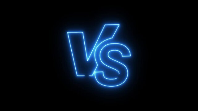 sport, team, v, versus, versus neon, victory, vs, vs neon boxing, neon Versus VS Battle background animation. VS versus bars neon animated versus vs bars neon multilayer co op team with smoky.
