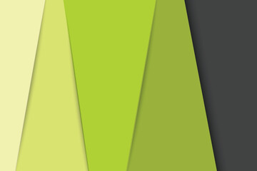 Green vector background unusual modern material design overlap layer paper