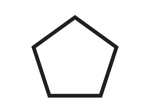 pentagon shape icon