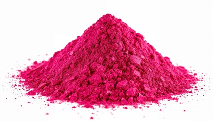 Vibrant pink holi powder for festival of colors celebration, traditional gulal symbolizing joy, culture, and unity in festive indian events
