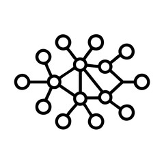 Neural network illustration depicting interconnected nodes and lines, representing complex data processing and artificial intelligence concepts in a modern digital environment