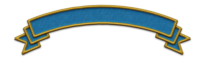 ribbon embroidery for background.  Blue ribbon embroidery,