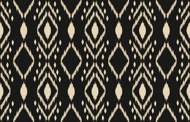 Ethnic abstract ikat art. Aztec ornament print. geometric ethnic pattern seamless  color oriental.  Design for background ,curtain, carpet, wallpaper, clothing, wrapping, Batik, vector illustration.