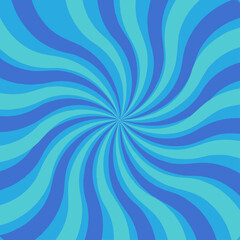 Abstract spiral rainbow burst vector background illustration with psychedelic light rays and colorful swirl pattern design. optical, sun, retro, yellow, shape, blue, color, backdrop, flower, star
