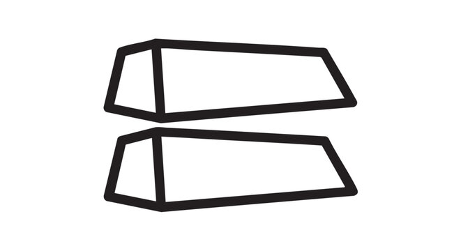 Studio monitor isolation pads outline icon vector
