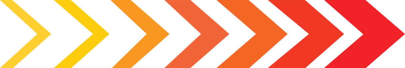 “Chevron Arrow Line Illustration — Red and Orange Gradient Pattern Representing Movement, Guidance, and Forward Path in Minimal Vector Style”