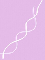Soft pink abstract background featuring smooth, flowing white light trails.