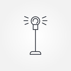 bulb floor lamp icon symbol illustration vector eps10 logo template design pattern seamless bright minimal design flat design realistic style simple design modern design