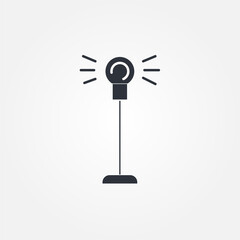 bulb floor lamp icon symbol illustration vector eps10 logo template design pattern seamless bright minimal design flat design realistic style simple design modern design