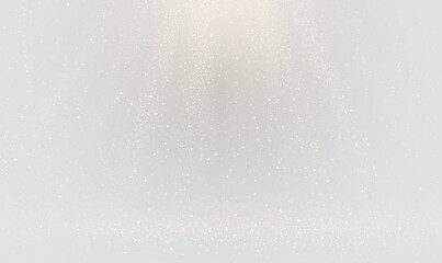 Christmas glowing bokeh confetti and sparkle overlay texture for your design. Sparkling magic dust particles. PNG.	