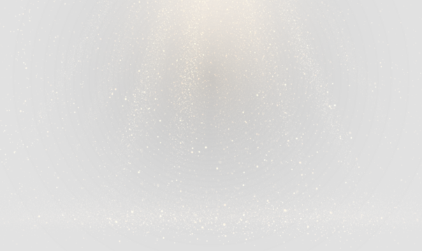 Christmas glowing bokeh confetti and sparkle overlay texture for your design. Sparkling magic dust particles. PNG.	