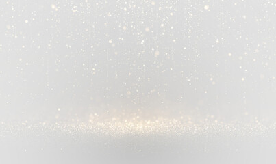 Softly twinkling golden dust and radiant lens flare particles drift across a transparent PNG. Perfect for Christmas themes, magical designs, and elegant festive compositions.