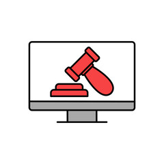 Icon a regtech, isolated against a clean background.