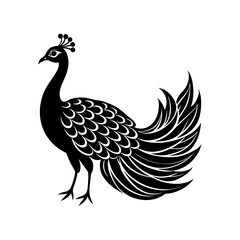 Majestic stag standing proudly against a dramatic sunset silhouette