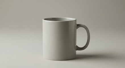 Fototapeta premium white cup on white background