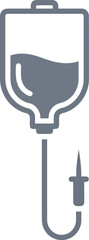 Iv drip bag icon