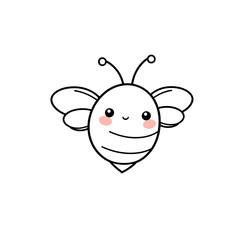 Two simple pink circles appear to be eyes looking forward against a void, suggesting curiosity or a minimalist character design for animation or branding