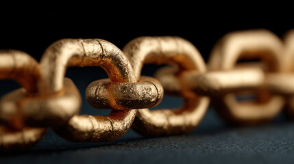 Political corruption represented by golden chains binding the system in a powerful visual statement