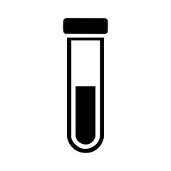 Medical test tube or blood sample vial representing laboratory analysis, diagnostics, and scientific research.