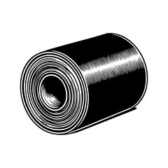 Industrial roll of stretch wrap used in packaging and logistics, symbolizing shipping, protection, and warehouse supplies.