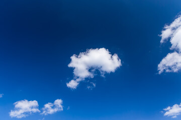 blue sky with clouds