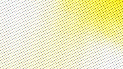 Yellow halftone pattern on white background for graphic design and decoration