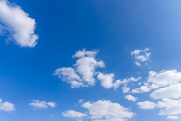blue sky with clouds