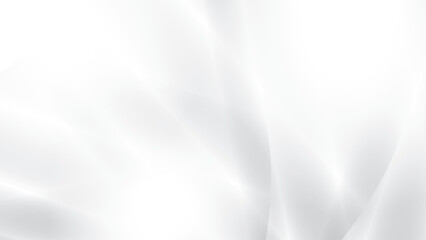 Abstract white and gray color, modern design stripes background with curve lines and glowing light. Vector illustration.