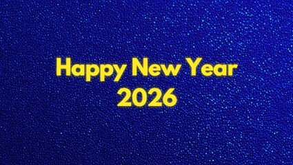 Modern Luxury Glitter Happy New Year 2026