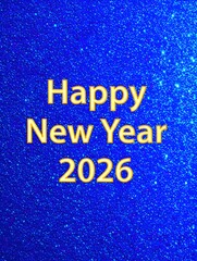 Modern Luxury Glitter Happy New Year 2026