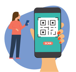 QR code scanning with mobile phone