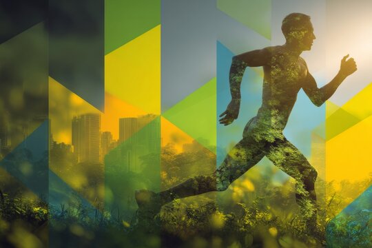 Transform your morning with city park jogging. City paths. How social media quietly rewires the modern human brain. Social app obsession. City workout.