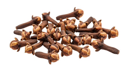 Pile of cloves transparent background cutout png