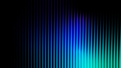 dark black background with neon blue and cyan vertical abstract gradient lines