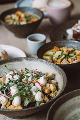 High-Quality Café & Brunch Food Collection – Breakfast Dishes, Sweet Desserts, Artisan Coffee, Pastries, Marshmallows, Healthy Bowls, Latte Art, Modern Culinary Styling for Stock, Marketing and Editor