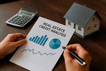 Analyzing a real estate credit report for the concept of housing market.